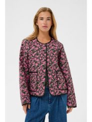 Kaffe Kurtka przejściowa w kolorze oliwkowo-jasnoróżowym rozmiar: 44. Brązowe kurtki damskie Kaffe, bez wzorów, bez kaptura. Za 208.99 zł.