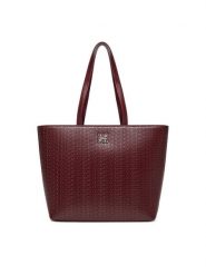Nine West Torebka CEO-HAMPSHIRE-IV-LDA8170 Bordowy. Czerwone shopper bag Nine West, bez wzorów, z materiału, bez dodatków. Za 269.99 zł.