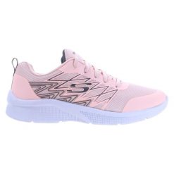 Buty na co dzień do biegania młodzieżowe SKECHERS MICROSPEC siateczka. Czerwona obuwie sportowe damskie Skechers, bez zapięcia, do biegania. Za 151.00 zł.