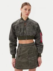 Alpha Industries Kurtka bomber MA-1 Vintage 156002 Zielony Regular Fit. Zielone kurtki damskie Alpha Industries, m, bez wzorów, z syntetyku, bez kaptura. Za 469.99 zł.
