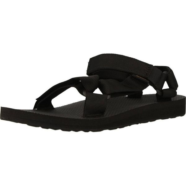 Sandały TEVA SANDALIA W ORIGINAL UNIVE Czarny. Czarne sandały damskie Teva, bez wzorów, z materiału, bez obcasa, bez zapięcia. Za 262.00 zł.