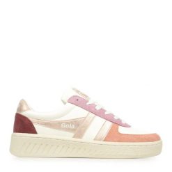 Sneakersy damskie Gola Grandslam Quad. Białe obuwie sportowe casual damskie Gola, bez zapięcia. Za 470.50 zł.