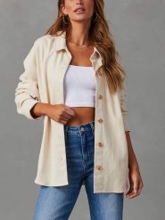 Milan Kiss Koszula w kolorze beżowym rozmiar: M. Brązowe koszule damskie Milan Kiss, m, bez wzorów, z bawełny, bez kołnierzyka, bez ramiączek. Za 143.56 zł.