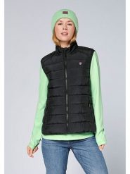 Chiemsee Kamizelka pikowana w kolorze czarnym rozmiar: XL. Czarne kamizelki damskie Chiemsee, xl, bez wzorów, bez kaptura. Za 170.47 zł.