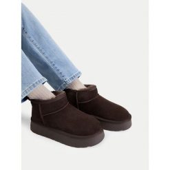 Śniegowce Badura. Brązowe śniegowce damskie Badura. Za 229.99 zł.
