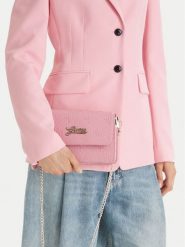 Guess Torebka J6RZ15 WGT10 Różowy. Czerwone torebki wieczorowe damskie Guess, z aplikacjami, ze skóry, bez dodatków. Za 260.99 zł.