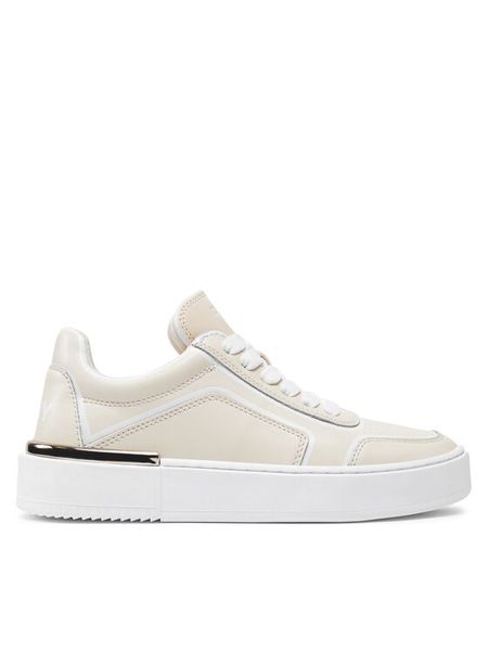 DKNY Sneakersy K3491306 Écru. Obuwie sportowe damskie DKNY, ze skóry, bez zapięcia. Za 359.99 zł.
