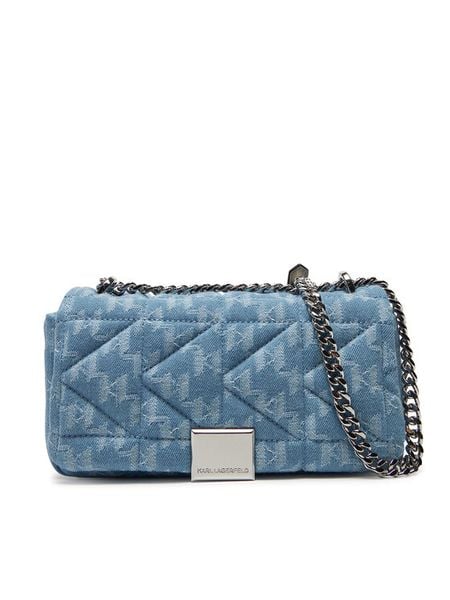 KARL LAGERFELD Torebka A2W30013 Błękitny. Niebieskie torebki wieczorowe damskie KARL LAGERFELD, bez wzorów, z materiału, bez dodatków. Za 679.99 zł.