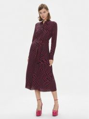 Pinko Sukienka koszulowa Asesente 100909 A19Q Czarny Regular Fit. Czarne sukienki damskie Pinko, bez wzorów, z wiskozy, bez ramiączek. Za 979.00 zł.