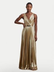 LAUREN RALPH LAUREN Sukienka wieczorowa 253963634001 Złoty Slim Fit. Żółte sukienki damskie Lauren Ralph Lauren, bez wzorów, z syntetyku, wizytowe, bez ramiączek. Za 1,409.00 zł.