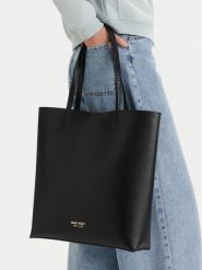 Nine West Torebka CEO-Elarx-LDA8545 Czarny. Czarne torebki klasyczne damskie Nine West, z materiału, bez dodatków. Za 199.99 zł.