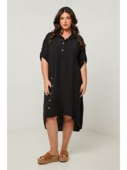 Curvy Lady Sukienka w kolorze czarnym rozmiar: 40/42. Czarne sukienki damskie Curvy Lady, bez wzorów, klasyczne, bez ramiączek. Za 123.25 zł.