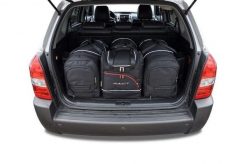 Torby Do Bagażnika Hyundai Tucson 2004-2010 4Szt Kjust. Czarne torby podróżne KJUST, bez wzorów, z kauczuku. Za 1,203.00 zł.
