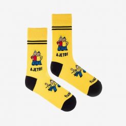 Skarpety Coqui 39-42. Żółte skarpetki damskie Coqui, bez wzorów. Za 97.99 zł.