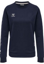Damska bluza bawełniana Hummel Move Grid. Niebieskie bluzy damskie Hummel, na wiosnę, xl, bez wzorów, z bawełny, bez kaptura. Za 208.10 zł.