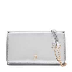 Torebka Tommy Hilfiger. Szare torebki wieczorowe damskie Tommy Hilfiger, bez wzorów, bez dodatków. Za 339.99 zł.