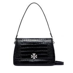 Torebka Tory Burch. Czarne torebki klasyczne damskie Tory Burch, bez dodatków. Za 3,064.00 zł.