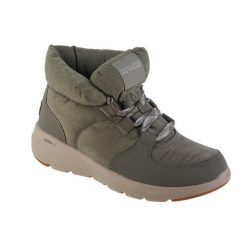 Buty zimowe damskie, Glacial Ultra - Trend Up. Zielone obuwie trekkingowe damskie Skechers, bez zapięcia. Za 299.99 zł.