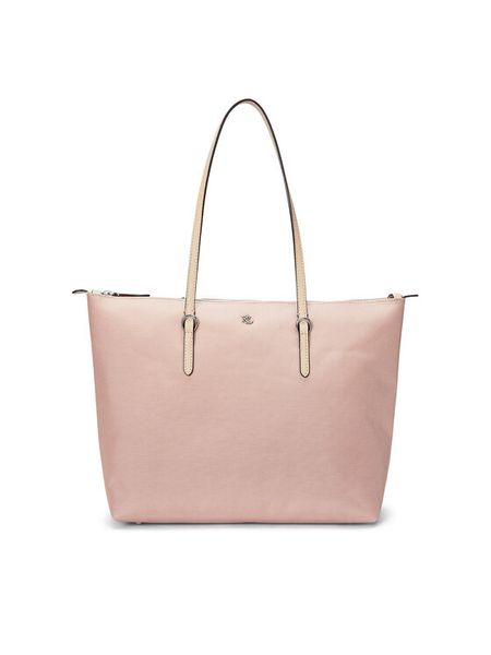 LAUREN RALPH LAUREN Torebka Keaton 431916737031 Różowy. Czerwone shopper bag Lauren Ralph Lauren, z materiału, bez dodatków. Za 329.99 zł.