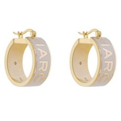 Kolczyki Marc Jacobs. Żółte kolczyki damskie Marc Jacobs, złote. Za 379.99 zł.