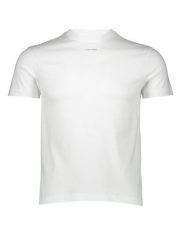 Calvin Klein Koszulka w kolorze białym rozmiar: XL. Białe bluzki damskie Calvin Klein, xl, bez wzorów, z bawełny, bez kołnierzyka, bez ramiączek. Za 94.95 zł.