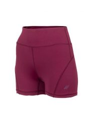 4F Szorty funkcyjne w kolorze bordowym rozmiar: XL. Czerwone spodenki sportowe damskie 4F, xl, bez wzorów, z materiału, outdoorowe. Za 71.95 zł.