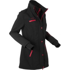 Kurtka softshell ze stretchem bonprix czarny. Czarne kurtki damskie bonprix, z softshellu. Za 219.99 zł.