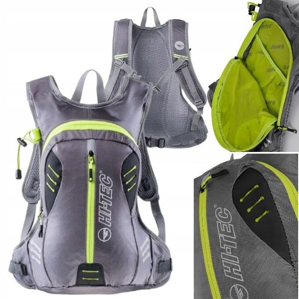 Plecak do biegania HI-TEC IVO. Szare plecaki Hi-tec, bez wzorów. Za 74.99 zł.