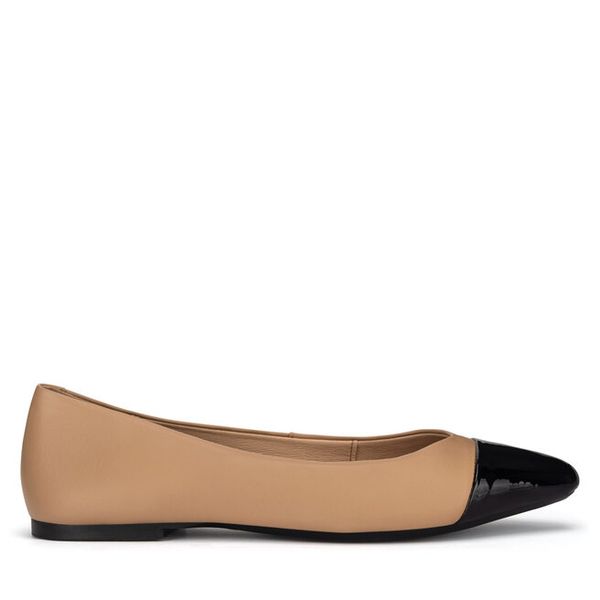 Baleriny Sergio Bardi. Brązowe balerinki damskie Sergio Bardi, bez wzorów. Za 249.99 zł.