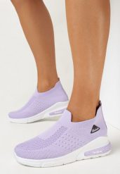 Fioletowe Buty Sportowe Artista. Fioletowe obuwie sportowe casual damskie Born2be, bez zapięcia. Za 24.99 zł.
