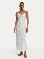 Guess Sukienka koktajlowa W6GK94 W2266 Niebieski jasny Slim Fit. Niebieskie sukienki damskie Guess, z aplikacjami, z wiskozy, wizytowe, bez ramiączek. Za 614.99 zł.