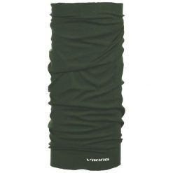 Wielofunkcyjny komin całoroczny dla dorosłych Viking Regular. Zielone kominy damskie Viking, bez wzorów, z materiału. Za 29.99 zł.