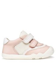 Geox Sneakersy B Steppieup Girl B6563A 08514 C8W1Z Różowy. Czerwone buty sportowe dziewczęce Geox, bez wzorów, ze skóry, bez zapięcia. Za 229.99 zł.