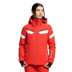 Kurtka narciarska damska CMP. Brązowe kurtki sportowe damskie CMP, na zimę, bez wzorów, bez kaptura. Za 549.99 zł.