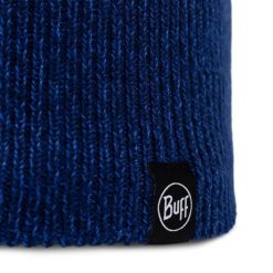 Czapka BUFF KNITTED & FULL FLEECE BEANIE RENVI MIDNIGHT. Fioletowe czapki damskie Buff, na zimę, bez wzorów, z dzianiny. Za 142.55 zł.