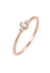 Elli PREMIUM Damski soliter zaręczyny filigranowy z topazem w pozłacanym srebrze 925 Sterling Silver Pierścionki 1 ct. Szare pierścionki damskie Elli PREMIUM, z topazem, pozłacane. Za 223.99 zł.