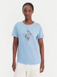 Liu Jo T-Shirt WA6413 JS904 Niebieski Regular Fit. Niebieskie t-shirty damskie Liu Jo, xs, bez wzorów, z bawełny, bez kołnierzyka. Za 299.99 zł.