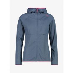 Bluza trekkingowa damska CMP Skylea Jacket. Niebieskie bluzy damskie CMP, bez wzorów, bez kaptura. Za 346.49 zł.