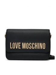 LOVE MOSCHINO Torebka JC4023PP1LKD0000 Czarny. Czarne listonoszki damskie Love Moschino, bez wzorów, ze skóry, bez dodatków. Za 619.99 zł.