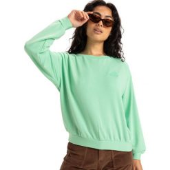 Dla Kobiety SURFING BY MOONLIGHT Zielony. Zielone swetry klasyczne damskie Roxy, na zimę, m, z elastanu, bez kołnierzyka. Za 229.99 zł.