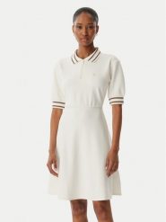 Armani Exchange Sukienka codzienna XW001739 AF13401 U1003 Kremowy Regular Fit. Białe sukienki damskie Armani Exchange, bez wzorów, z syntetyku, bez ramiączek. Za 689.99 zł.