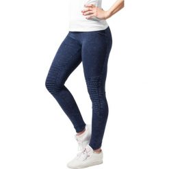 Damskie klasyczne legginsy dżinsowe gt. Niebieskie legginsy damskie Urban Classics, xl, bez wzorów, z bawełny. Za 157.00 zł.