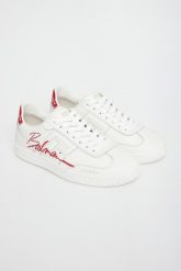 Sneakersy damskie skórzane BALMAIN. Obuwie sportowe damskie Balmain, bez zapięcia. Za 2,609.00 zł.