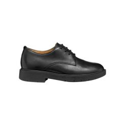 Damskie mokasyny Geox Spherica Ec1 B. Czarne mokasyny damskie Converse, z materiału, bez obcasa. Za 473.20 zł.