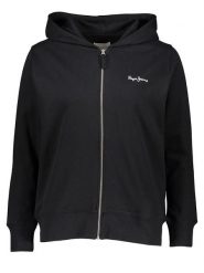 Pepe Jeans Bluza w kolorze czarnym rozmiar: M. Czarne bluzy damskie Pepe Jeans, m, bez wzorów, z jeansu, bez kaptura. Za 213.18 zł.
