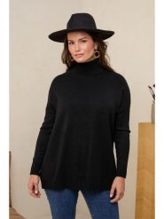 Soft Cashmere Golf w kolorze czarnym rozmiar: 38/40. Czarne golfy damskie Soft Cashmere, bez wzorów, bez ramiączek. Za 138.21 zł.