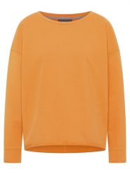 ELBSAND Bluza "Riane" w kolorze pomarańczowym rozmiar: XS. Pomarańczowe bluzy damskie ELBSAND, xs, bez wzorów, bez kaptura. Za 105.38 zł.
