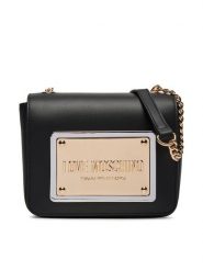 LOVE MOSCHINO Torebka JC4357PP0IK1200A Czarny. Czarne listonoszki damskie Love Moschino, bez wzorów, ze skóry, bez dodatków. Za 939.99 zł.