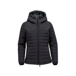 Damska kurtka puchowa Stormtech Nautilus. Niebieskie kurtki damskie STORMTECH, l, bez wzorów, z puchu, bez kaptura. Za 451.00 zł.