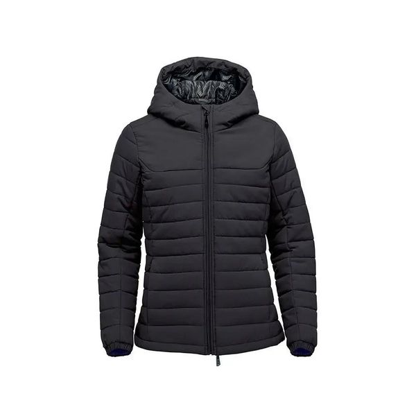 Damska kurtka puchowa Stormtech Nautilus. Niebieskie kurtki damskie STORMTECH, l, bez wzorów, z puchu, bez kaptura. Za 451.00 zł.